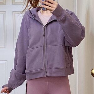 Lululemon Scuba Hoodie 8 Dusky Lavender hoodie Full Zip Sweatshirt